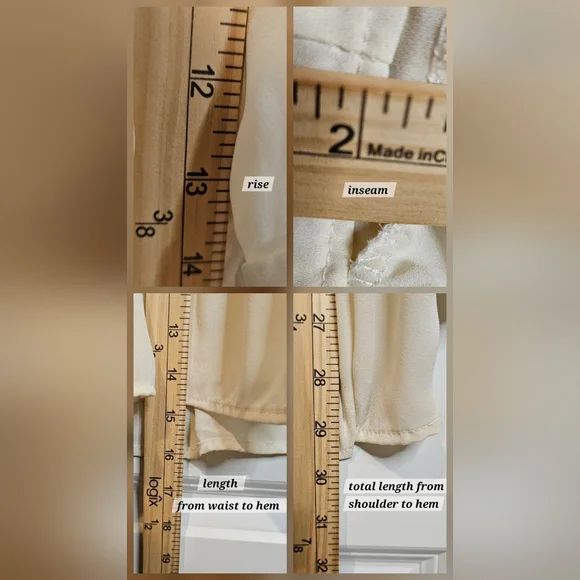 Miin Ivory Lace Long Sleeve Romper Size L Boho Bridal Chic Romantic One Piece - Picture 16 of 16